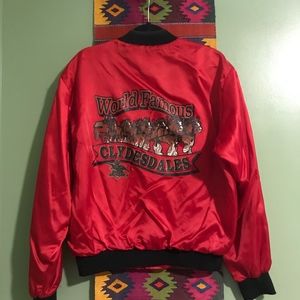 Vintage Budweiser Bomber Jacket